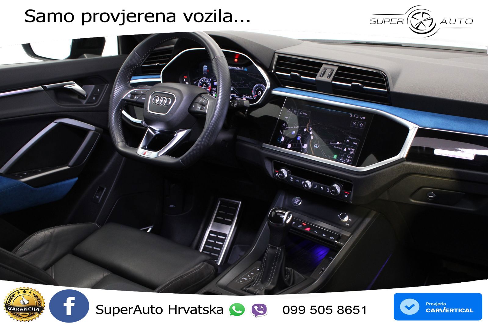 Audi Q3 II Sportback 45 TFSI (230 KS) quattro S tronic 2x S line LED+GR SJED+ACC