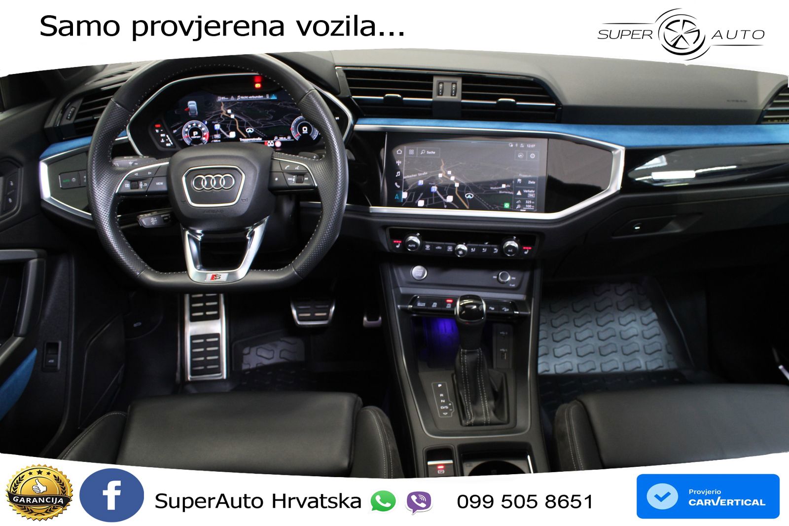 Audi Q3 II Sportback 45 TFSI (230 KS) quattro S tronic 2x S line LED+GR SJED+ACC