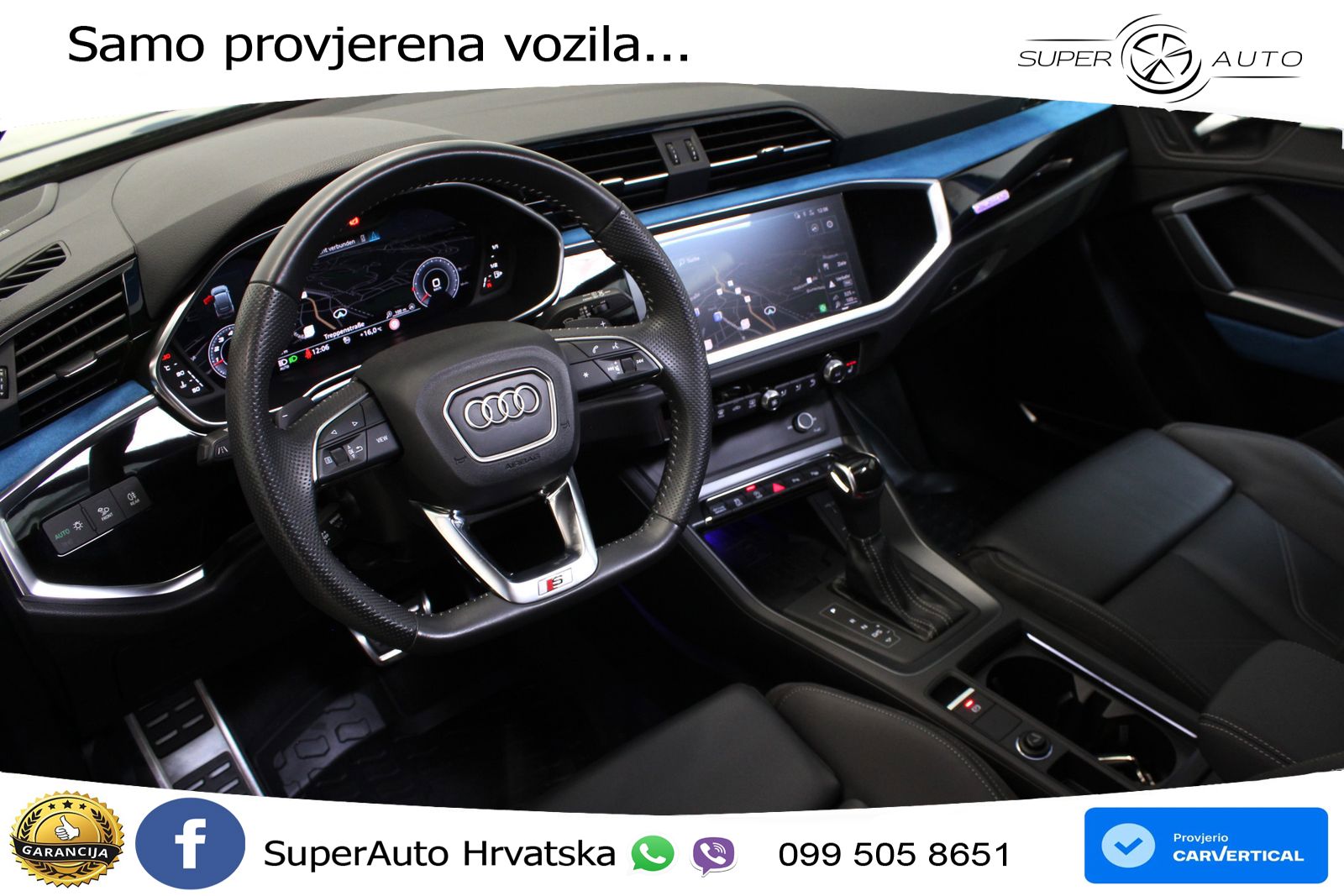 Audi Q3 II Sportback 45 TFSI (230 KS) quattro S tronic 2x S line LED+GR SJED+ACC