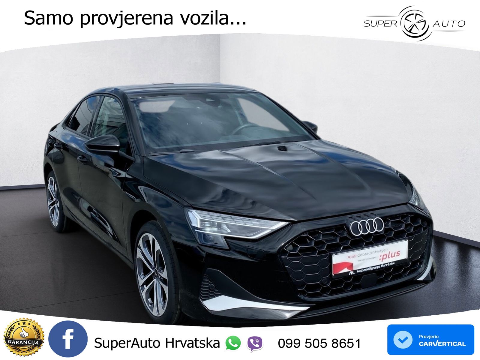 Audi A3 Limuzina 35 TFSI (150 KS) S tronic advanced LED+GR SJED+ACC