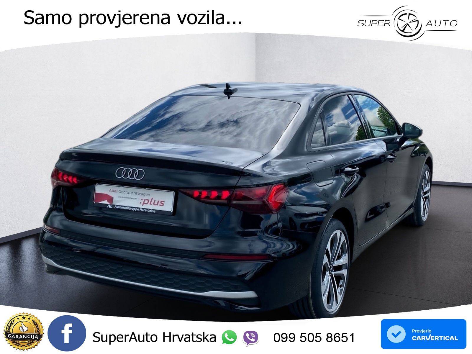 Audi A3 Limuzina 35 TFSI (150 KS) S tronic advanced LED+GR SJED+ACC