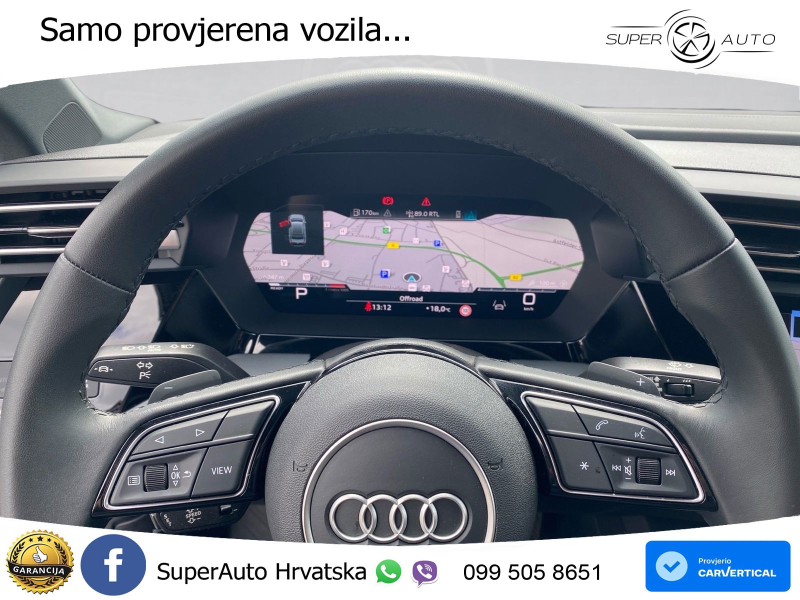 Audi A3 Limuzina 35 TFSI (150 KS) S tronic advanced LED+GR SJED+ACC