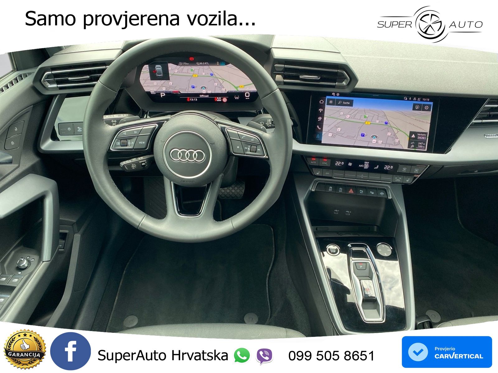 Audi A3 Limuzina 35 TFSI (150 KS) S tronic advanced LED+GR SJED+ACC