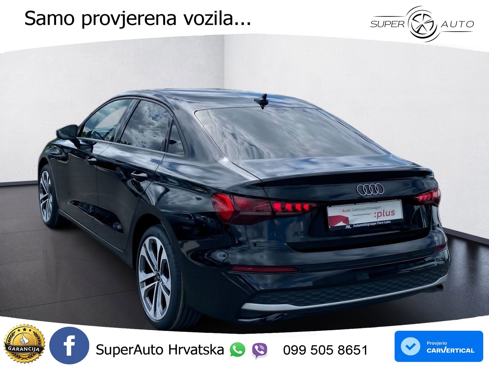Audi A3 Limuzina 35 TFSI (150 KS) S tronic advanced LED+GR SJED+ACC