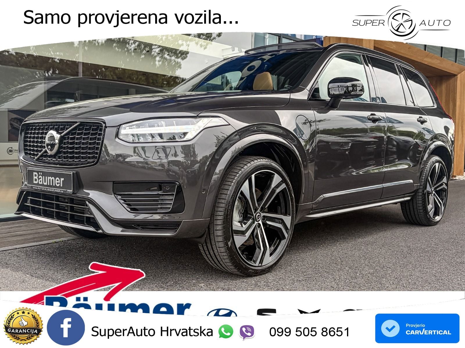 Volvo XC90 2.0 T8 AWD Automatic ACC+HEAD+4xGR SJED+360+PANO
