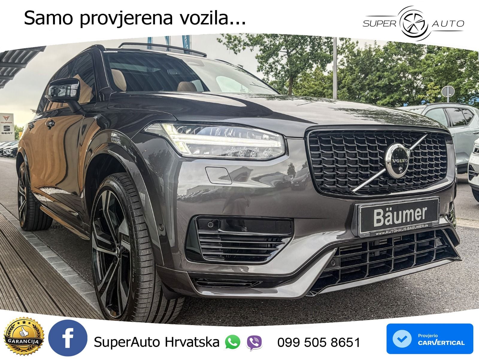 Volvo XC90 2.0 T8 AWD Automatic ACC+HEAD+4xGR SJED+360+PANO
