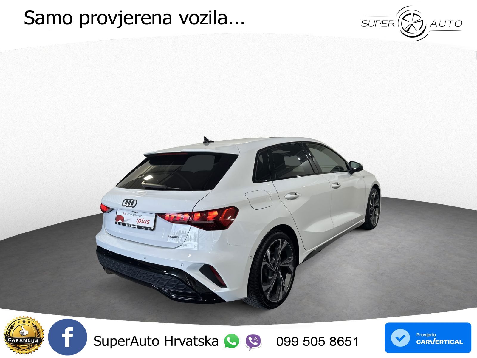 Audi A3 Sportback 40 TFSI (204 KS) quattro S tronic S line MATRIX+GR SJED+KAM