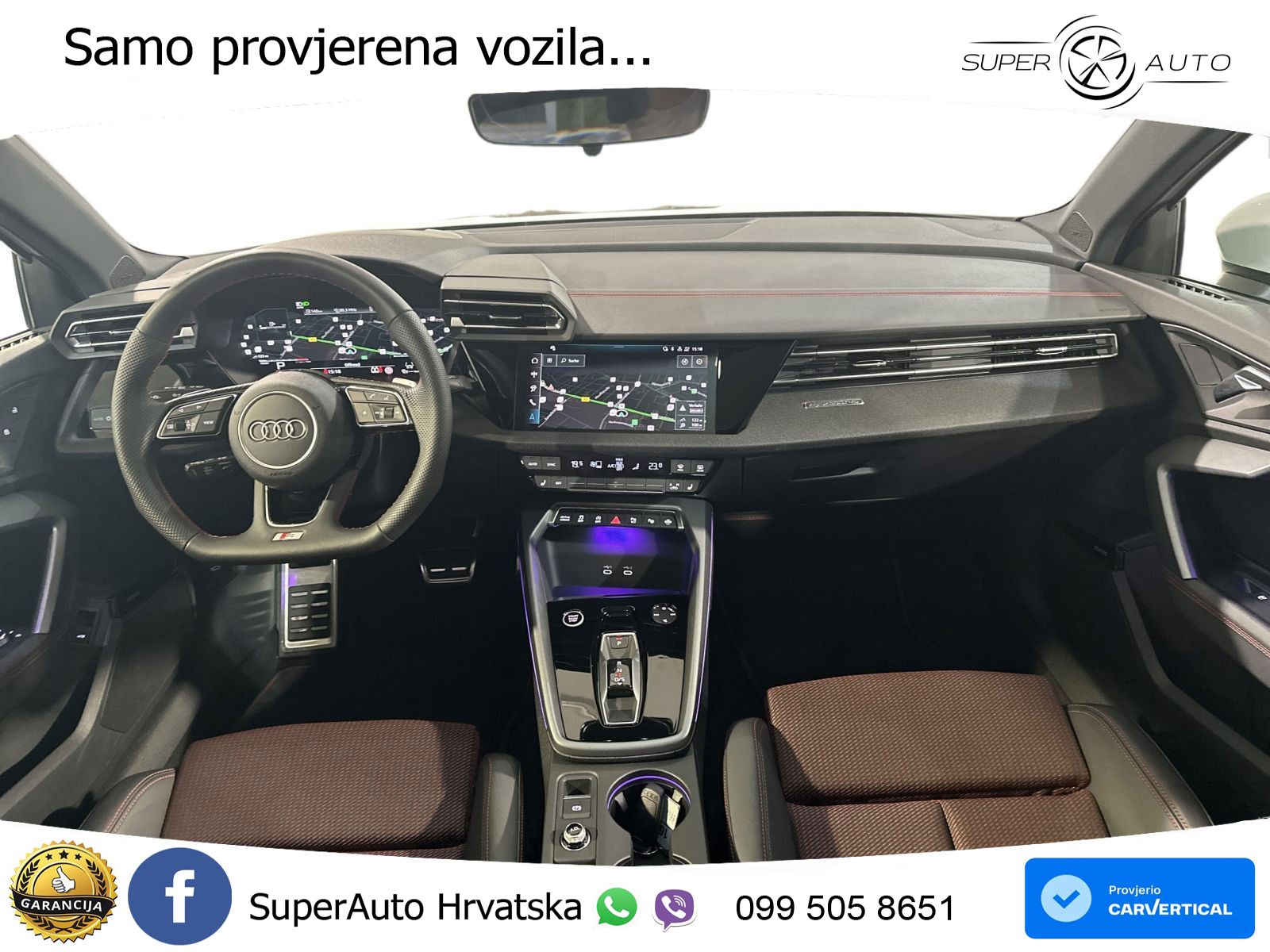 Audi A3 Sportback 40 TFSI (204 KS) quattro S tronic S line MATRIX+GR SJED+KAM