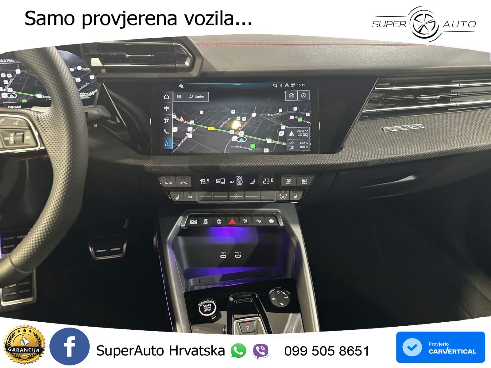 Audi A3 Sportback 40 TFSI (204 KS) quattro S tronic S line MATRIX+GR SJED+KAM