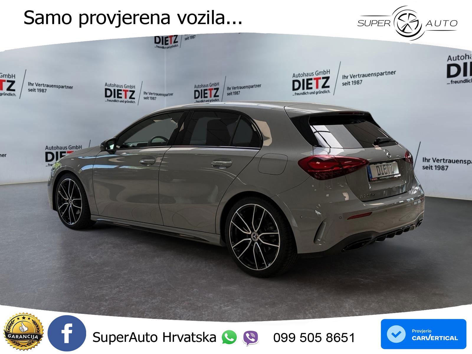 Mercedes-Benz A 200d 8G-DCT AMG LED+GR SJED+ACC