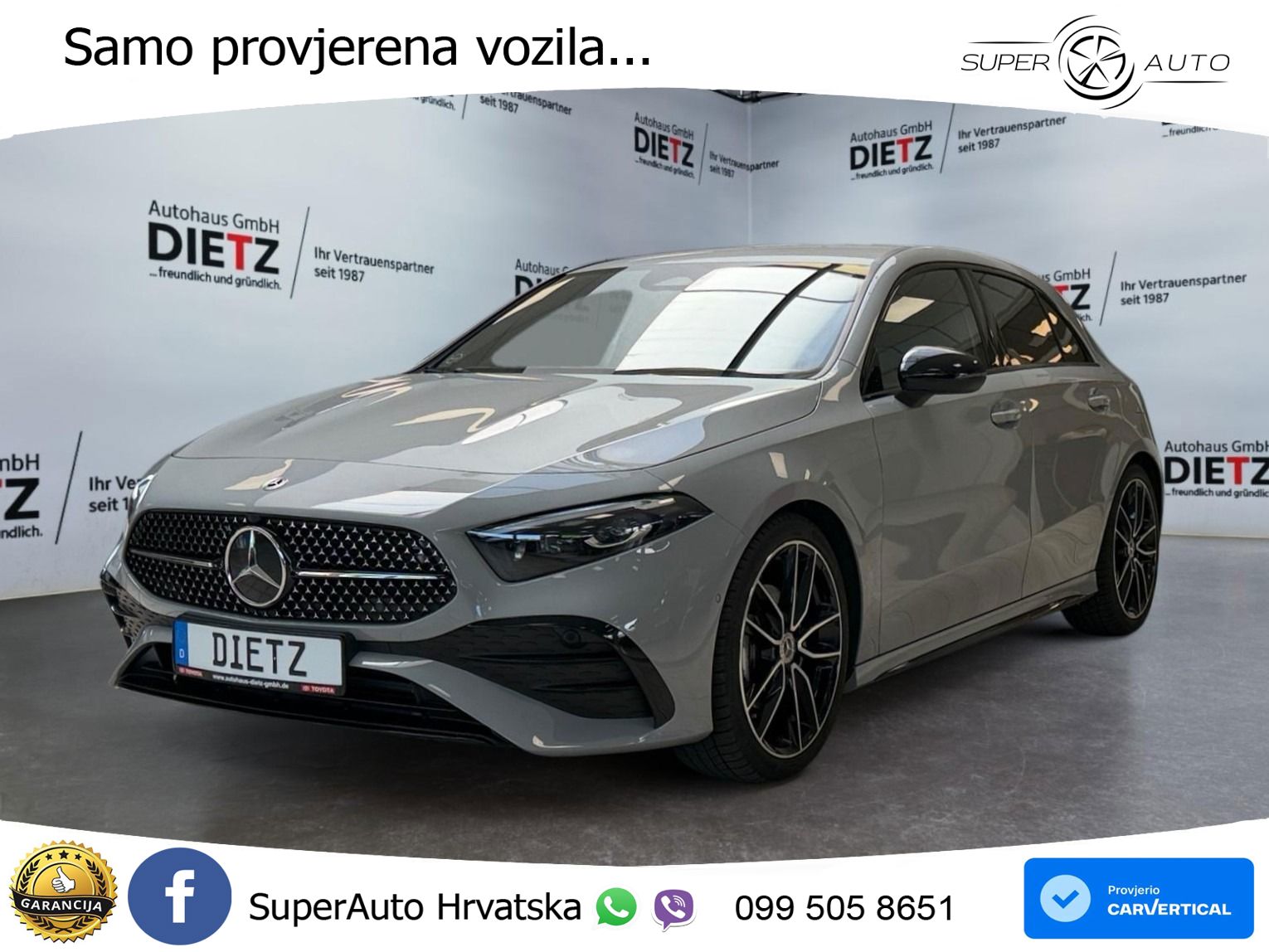 Mercedes-Benz A 200d 8G-DCT AMG LED+GR SJED+ACC