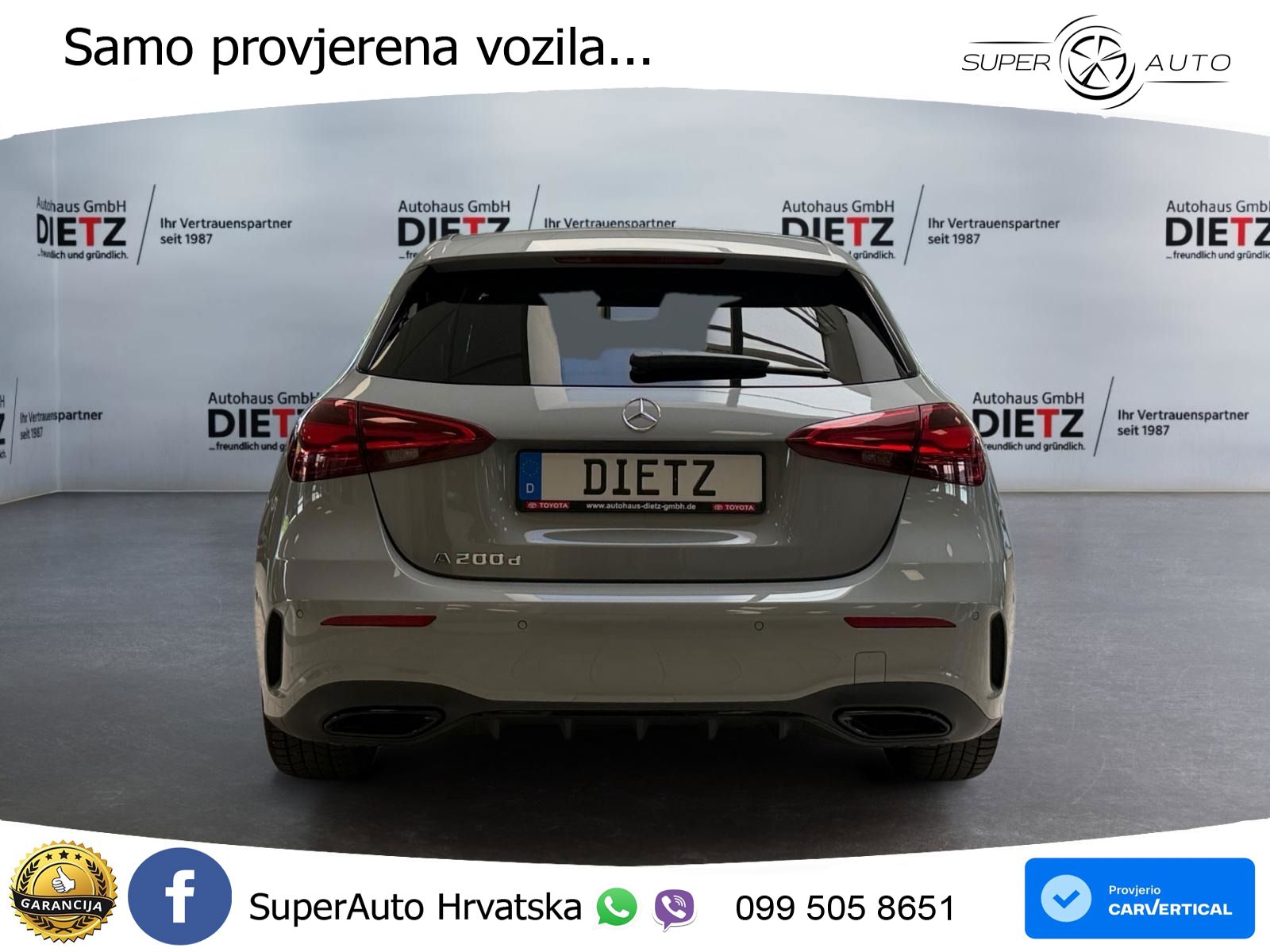 Mercedes-Benz A 200d 8G-DCT AMG LED+GR SJED+ACC