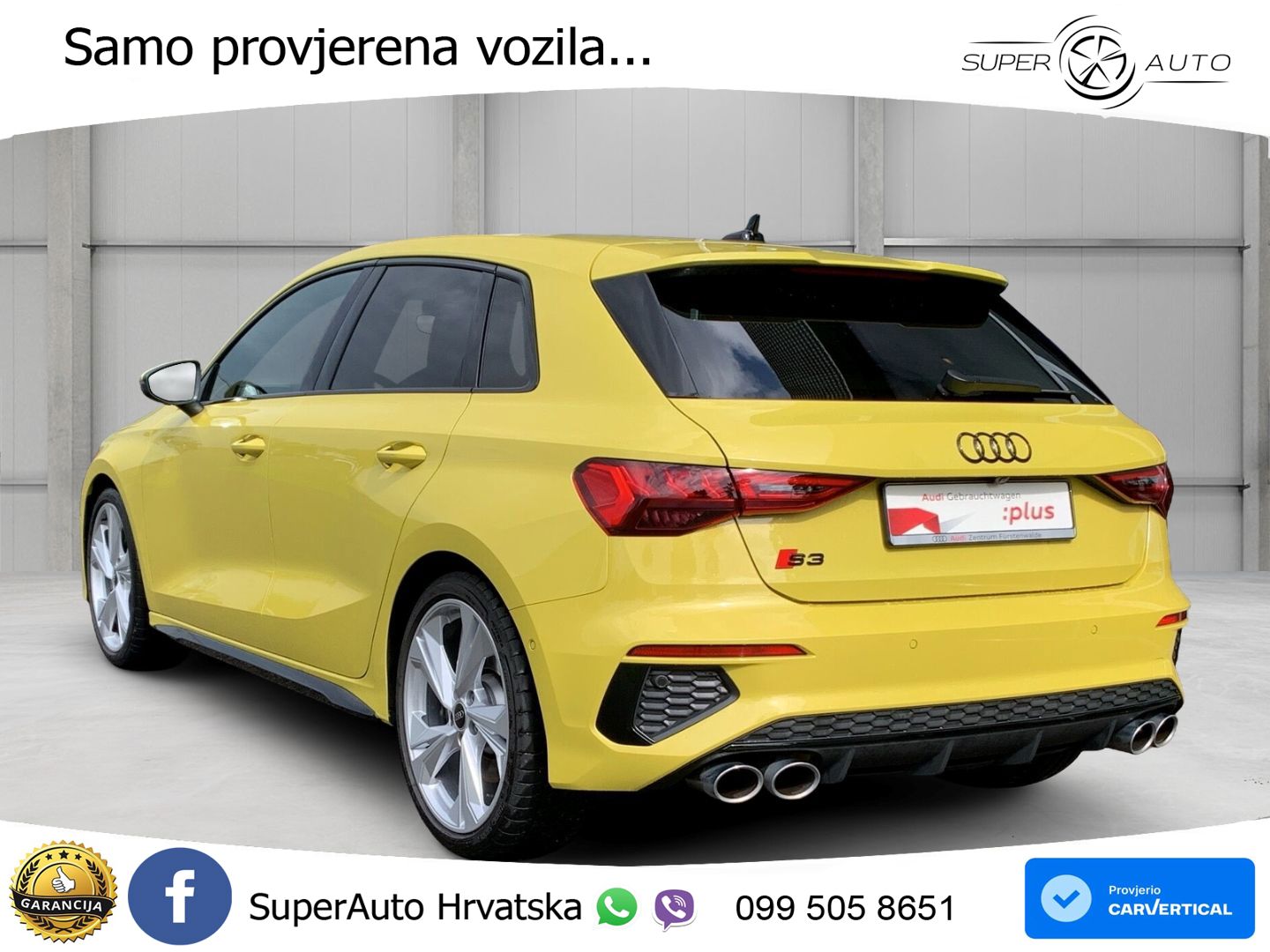 Audi S3 2.0 TFSI (310 KS) quattro S tronic LED+GR SJED+ACC