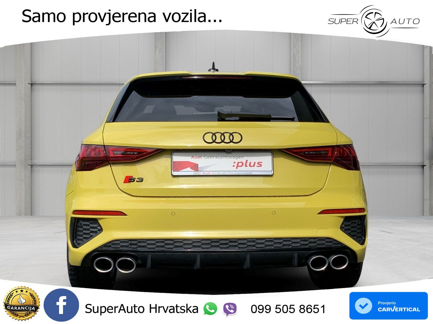 Audi S3 2.0 TFSI (310 KS) quattro S tronic LED+GR SJED+ACC