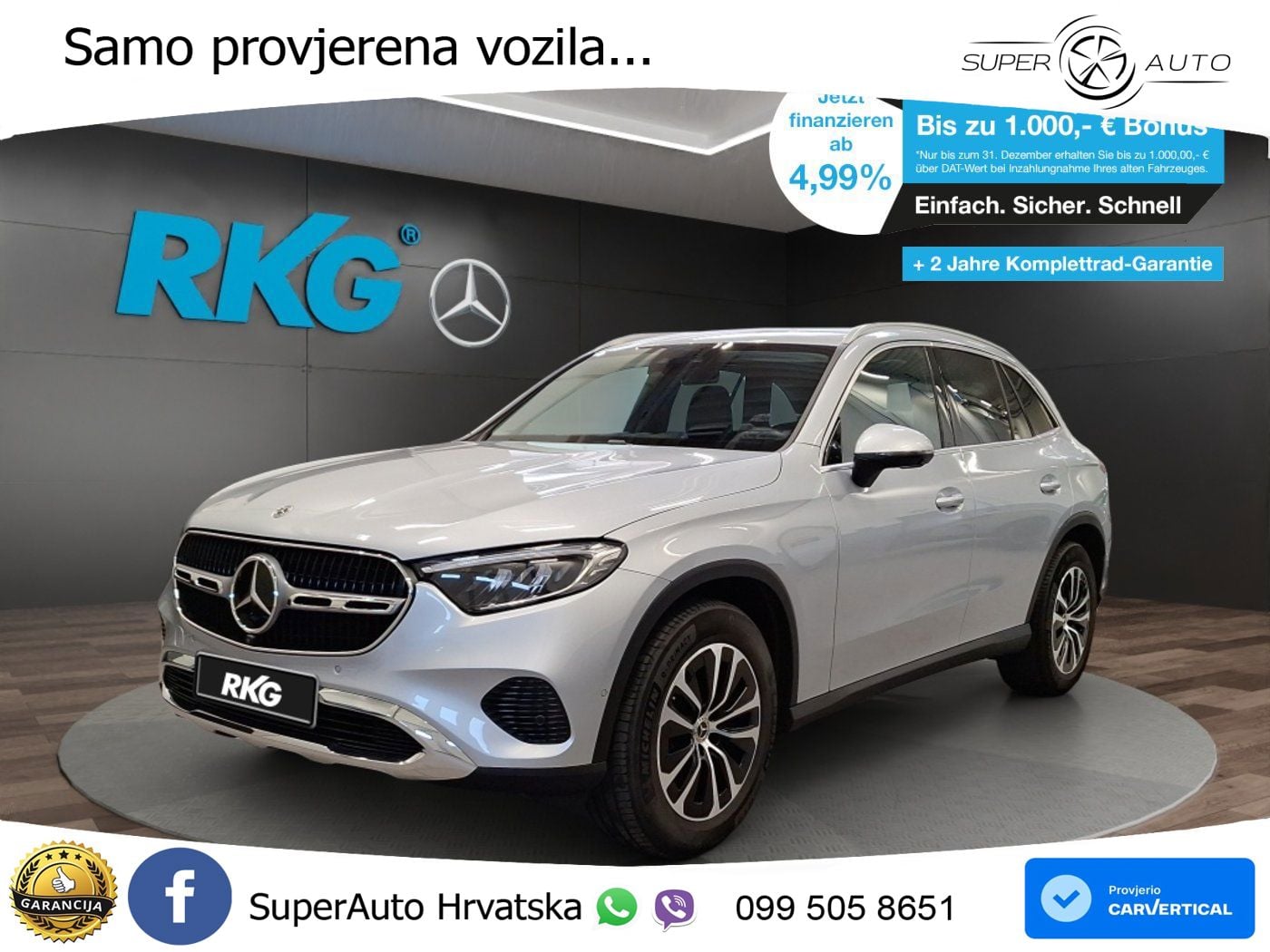 Mercedes GLC 200 (204 KS) 4MATIC 9G-TRONIC Avantgarde LED+GR SJED+ACC