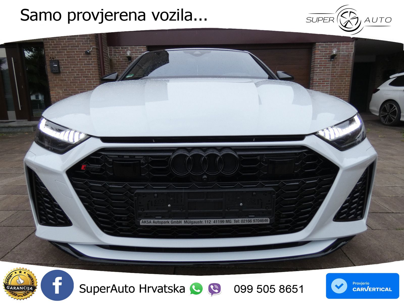 Audi RS7 4.0 TFSI V8 (600 KS) quattro tiptronic LED+GR SJED+ACC