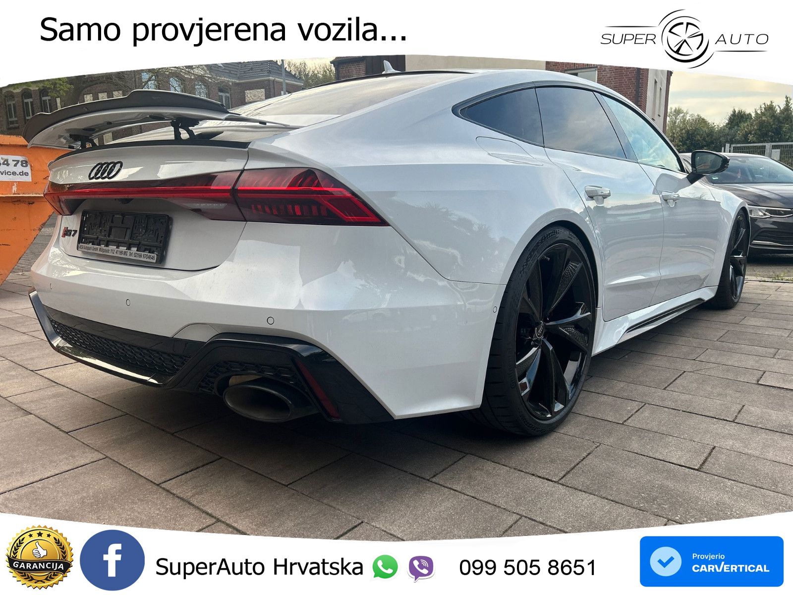 Audi RS7 4.0 TFSI V8 (600 KS) quattro tiptronic LED+GR SJED+ACC