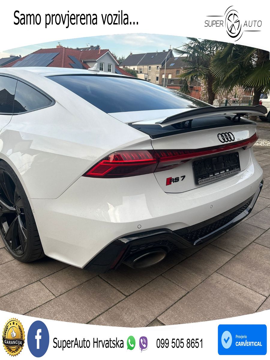 Audi RS7 4.0 TFSI V8 (600 KS) quattro tiptronic LED+GR SJED+ACC