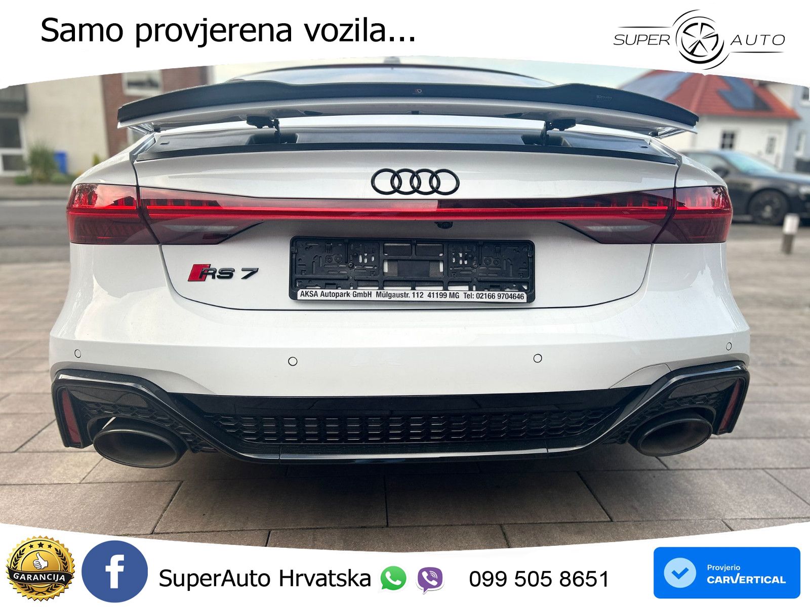 Audi RS7 4.0 TFSI V8 (600 KS) quattro tiptronic LED+GR SJED+ACC