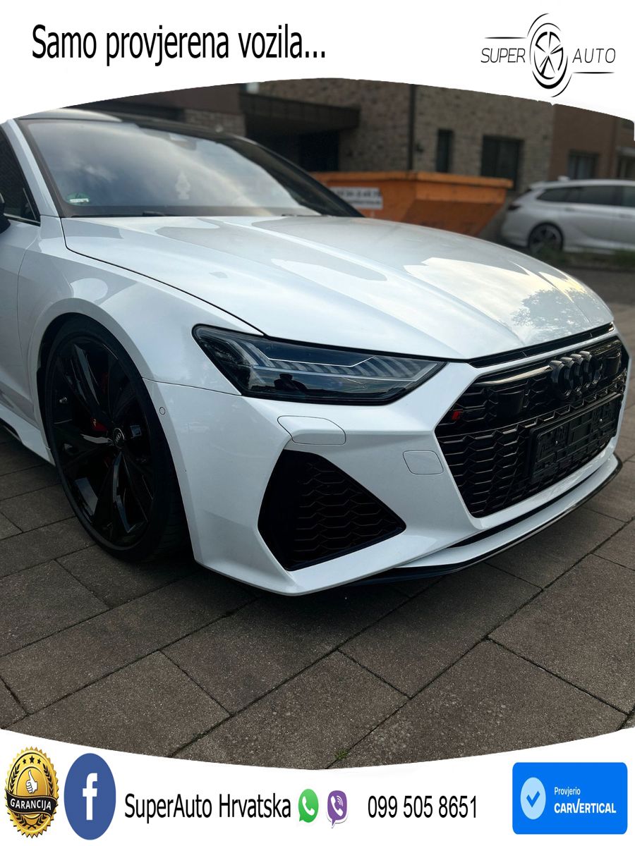 Audi RS7 4.0 TFSI V8 (600 KS) quattro tiptronic LED+GR SJED+ACC