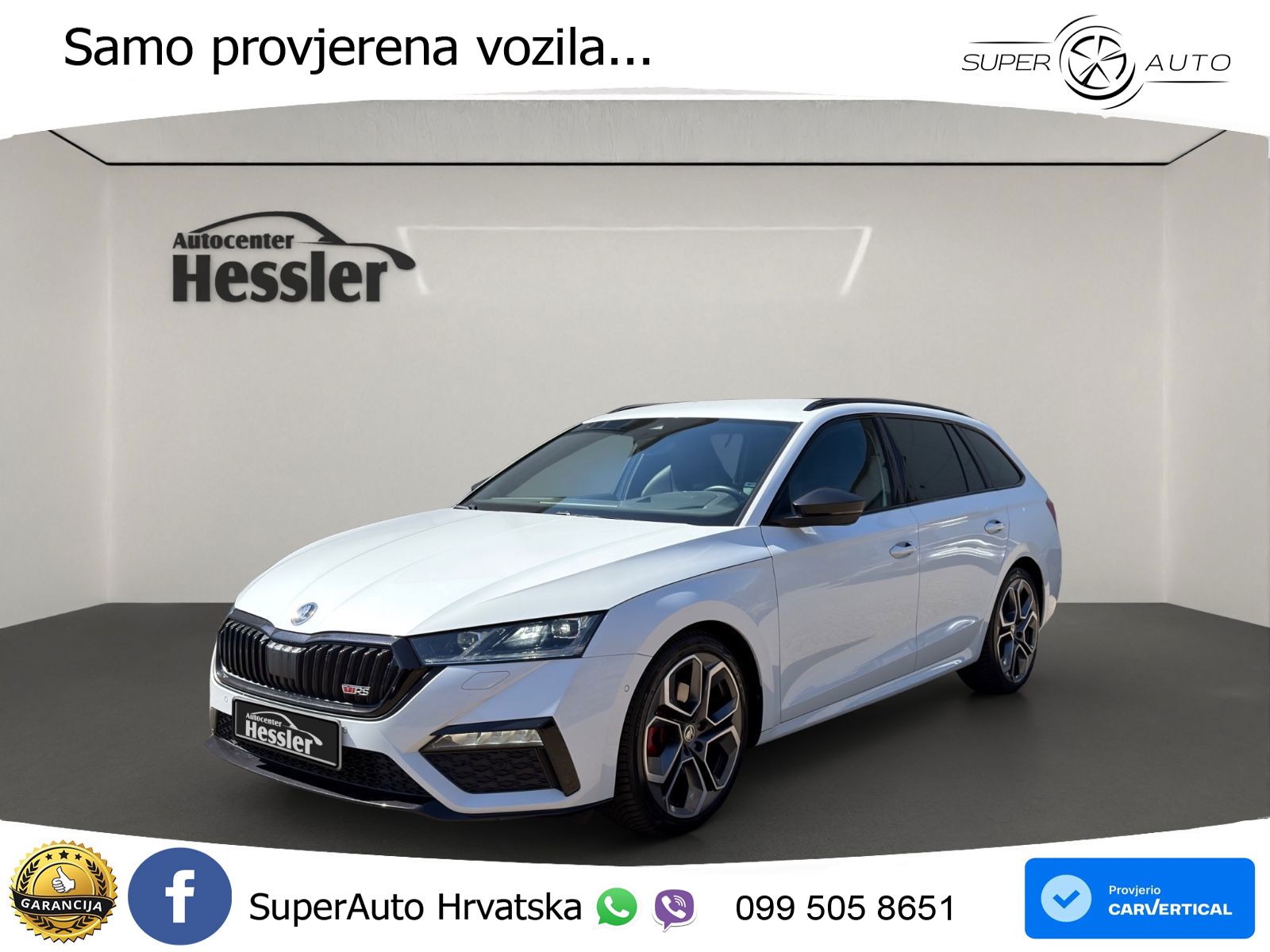 Škoda Octavia Combi RS 2.0 TDI (200 KS) DSG LED+GR SJED+ACC