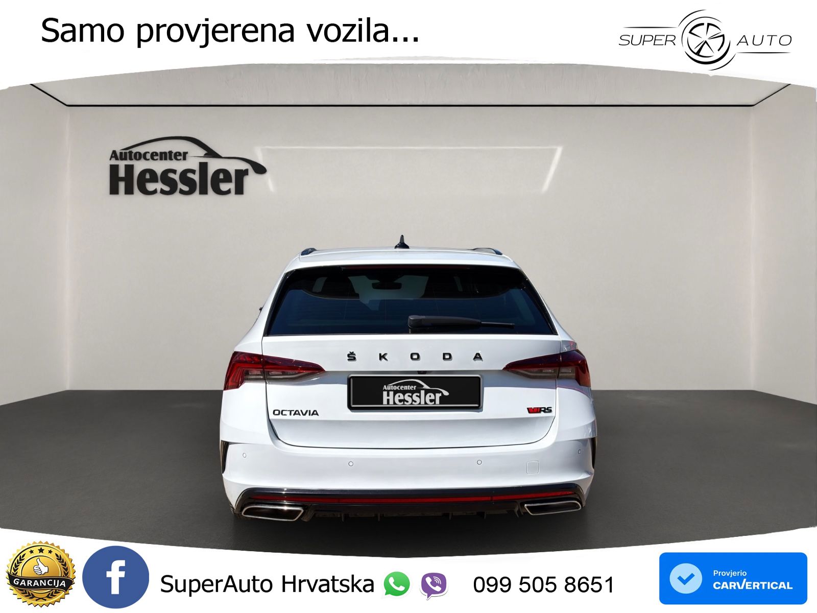 Škoda Octavia Combi RS 2.0 TDI (200 KS) DSG LED+GR SJED+ACC
