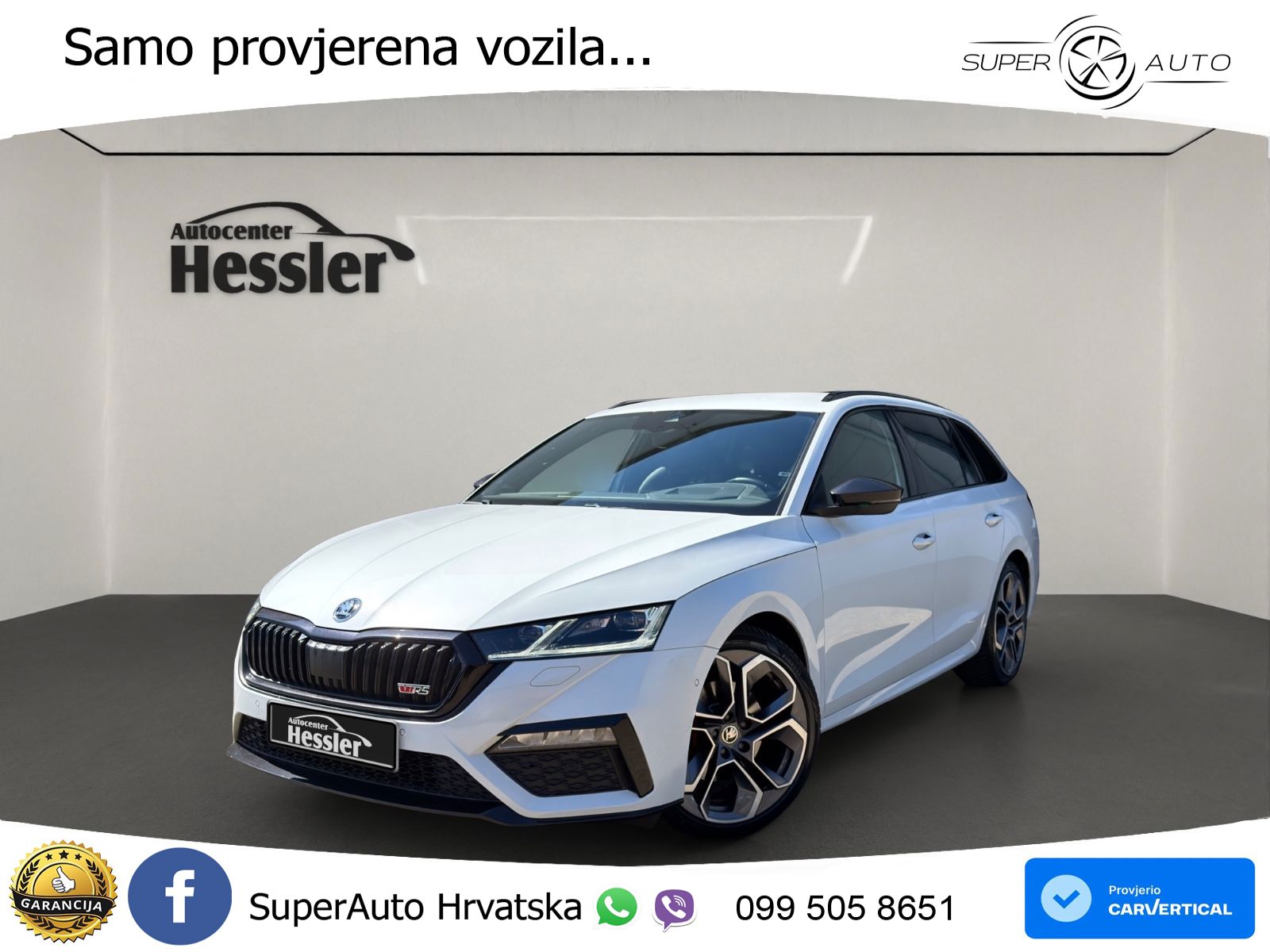 Škoda Octavia Combi RS 2.0 TDI (200 KS) DSG LED+GR SJED+ACC