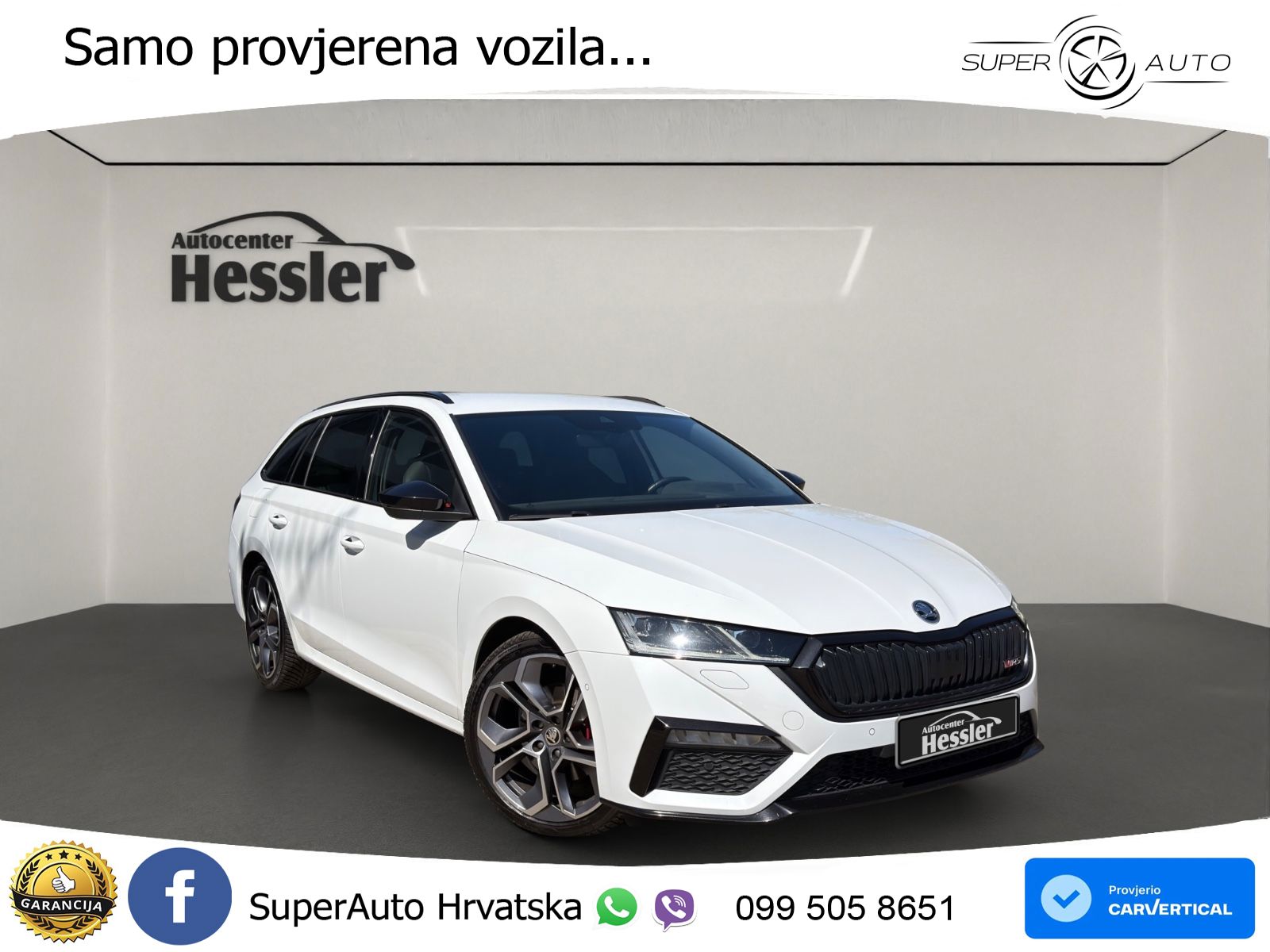 Škoda Octavia Combi RS 2.0 TDI (200 KS) DSG LED+GR SJED+ACC