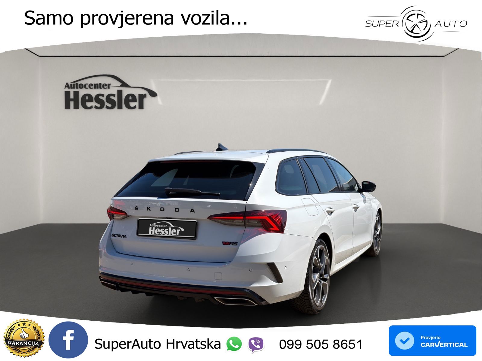 Škoda Octavia Combi RS 2.0 TDI (200 KS) DSG LED+GR SJED+ACC