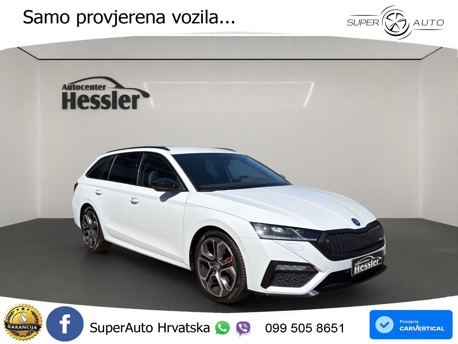Škoda Octavia Combi RS 2.0 TDI (200 KS) DSG LED+GR SJED+ACC