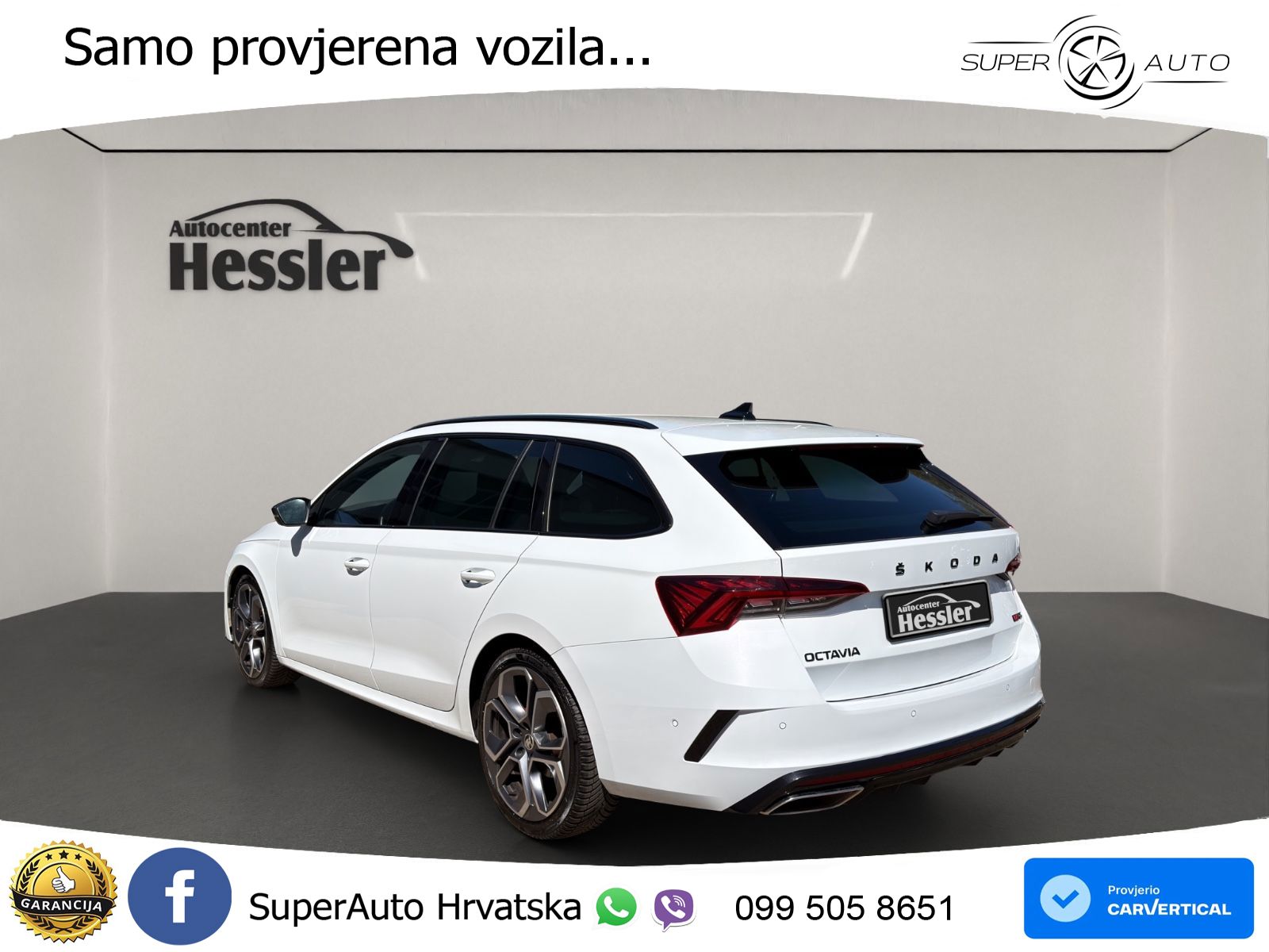 Škoda Octavia Combi RS 2.0 TDI (200 KS) DSG LED+GR SJED+ACC