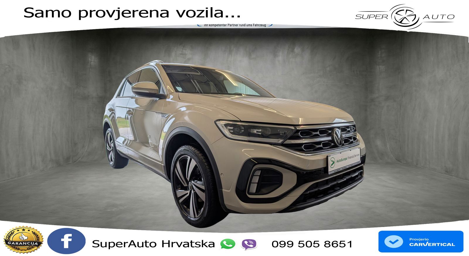 Volkswagen T-Roc 1.5 TSI (150 KS) DSG R-Line LED+GR SJED+ACC