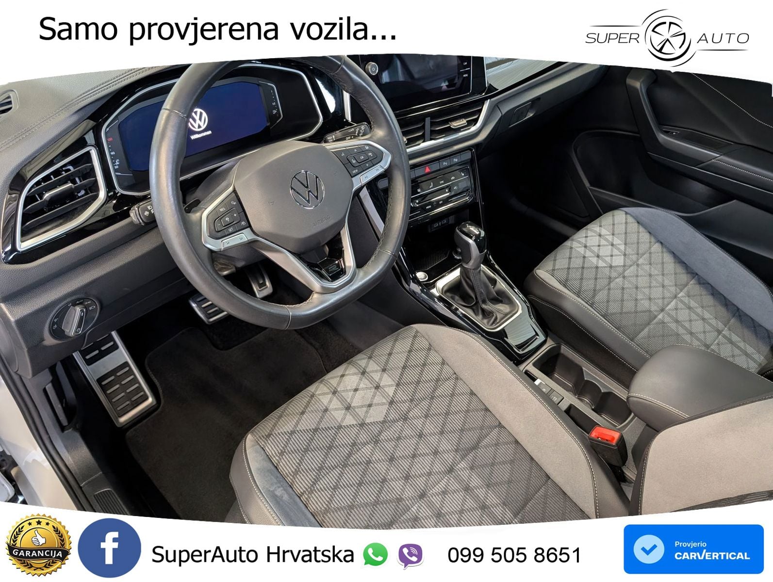 Volkswagen T-Roc 1.5 TSI (150 KS) DSG R-Line LED+GR SJED+ACC