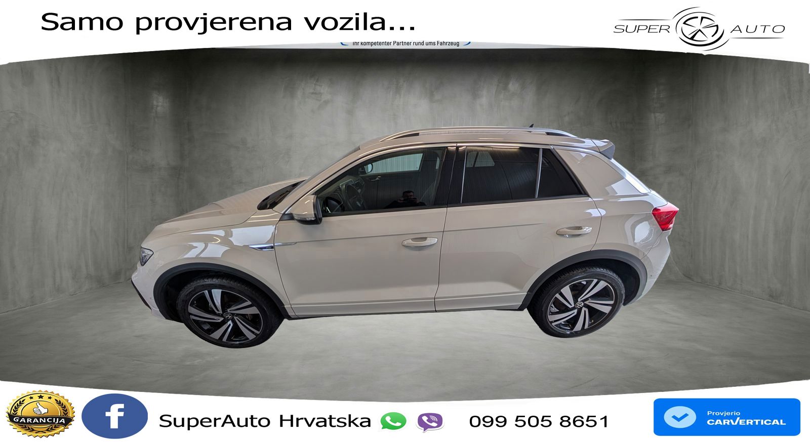 Volkswagen T-Roc 1.5 TSI (150 KS) DSG R-Line LED+GR SJED+ACC