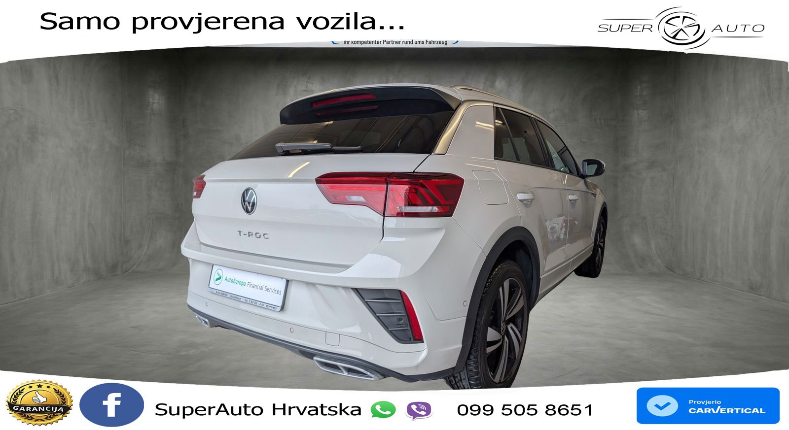 Volkswagen T-Roc 1.5 TSI (150 KS) DSG R-Line LED+GR SJED+ACC