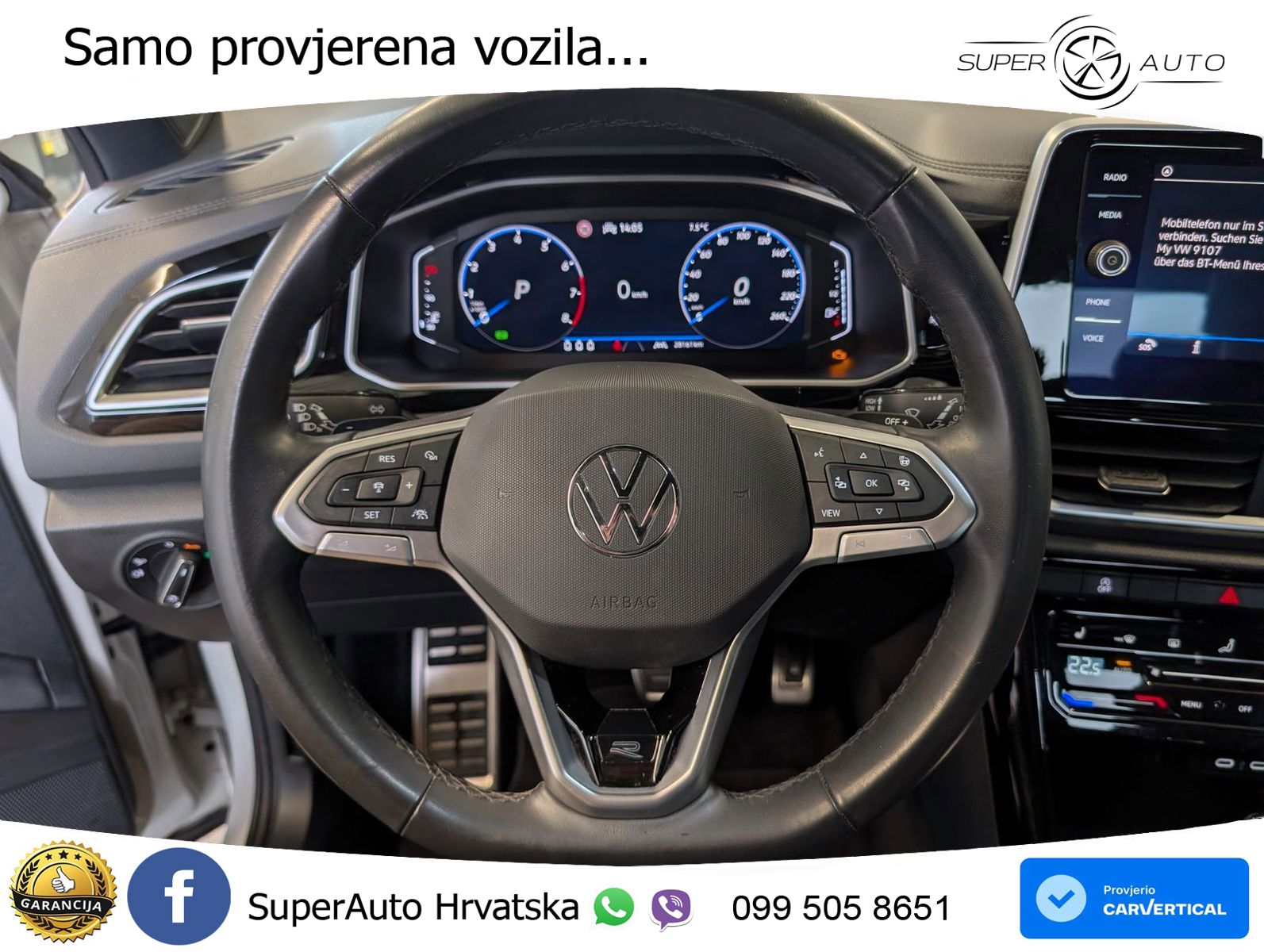 Volkswagen T-Roc 1.5 TSI (150 KS) DSG R-Line LED+GR SJED+ACC