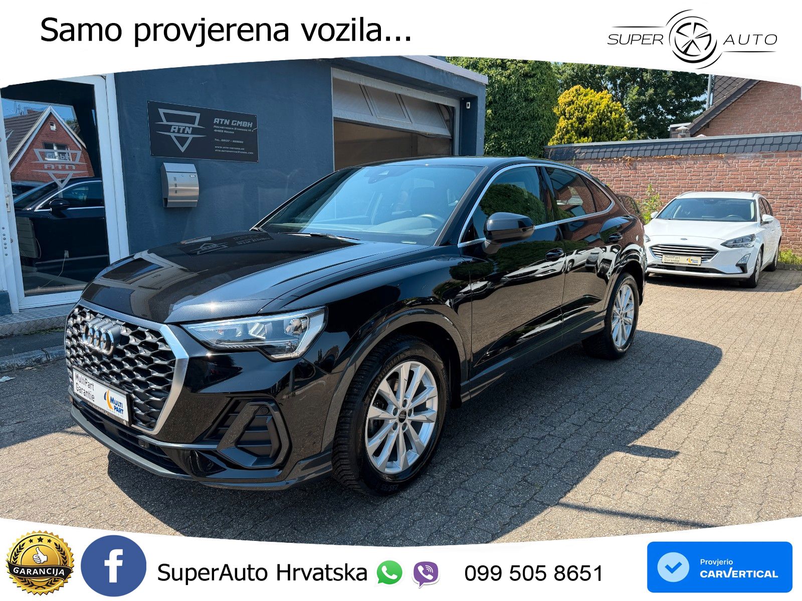 Audi Q3 Sportback 35 TDI (150 KS) quattro S tronic S line LED+GR SJED+ACC