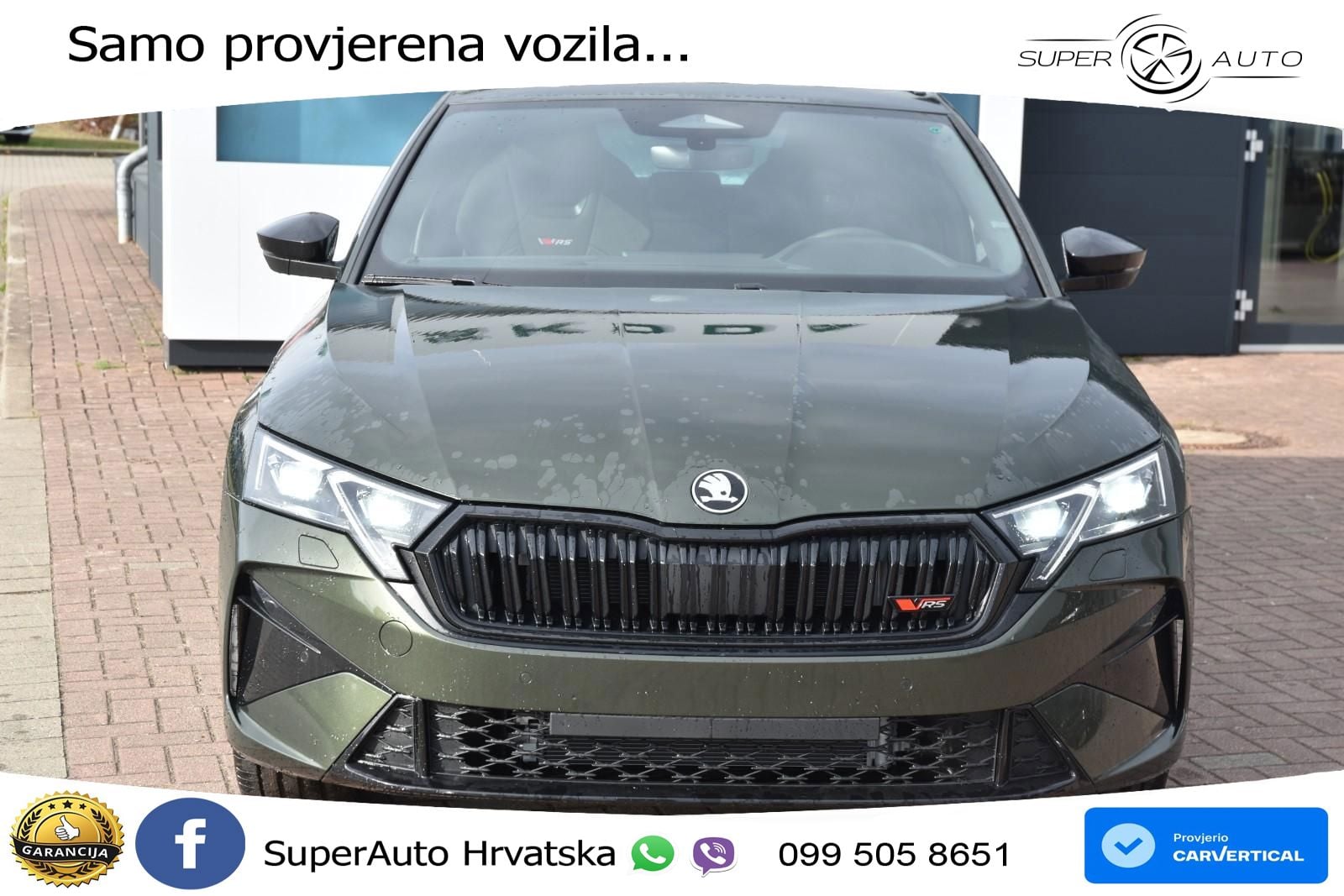 Škoda Octavia Combi RS 2.0 TSI (265 KS) DSG MATRIX+GR SJED+KAM