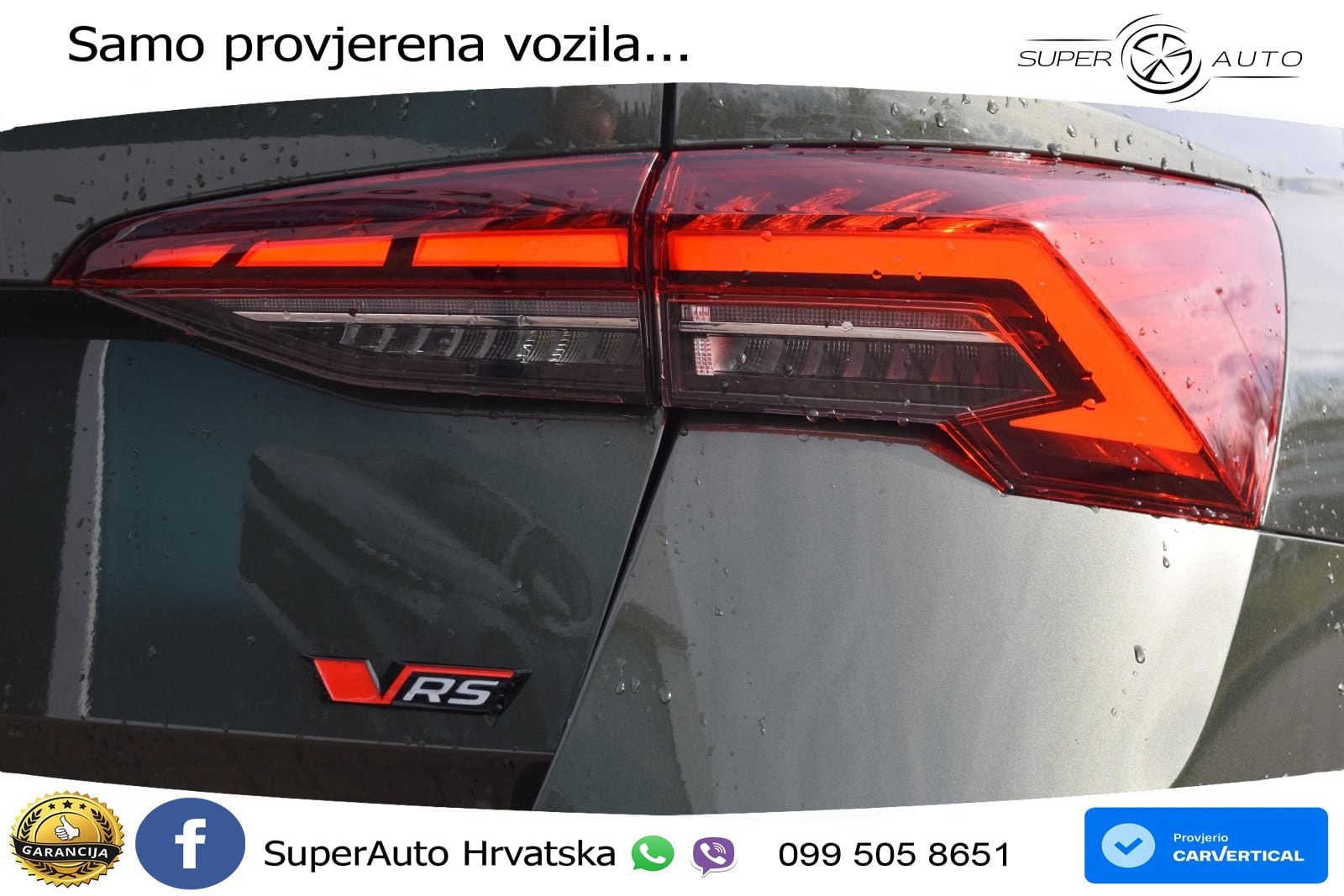 Škoda Octavia Combi RS 2.0 TSI (265 KS) DSG MATRIX+GR SJED+KAM