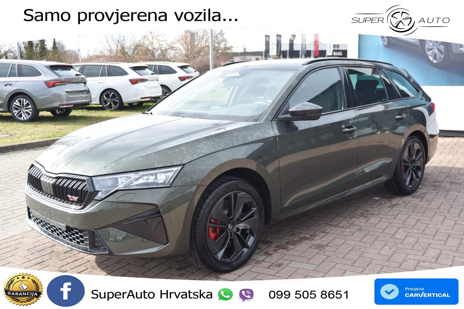 Škoda Octavia Combi RS 2.0 TSI (265 KS) DSG MATRIX+GR SJED+KAM