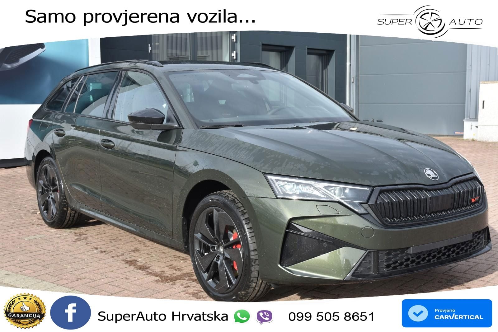 Škoda Octavia Combi RS 2.0 TSI (265 KS) DSG MATRIX+GR SJED+KAM