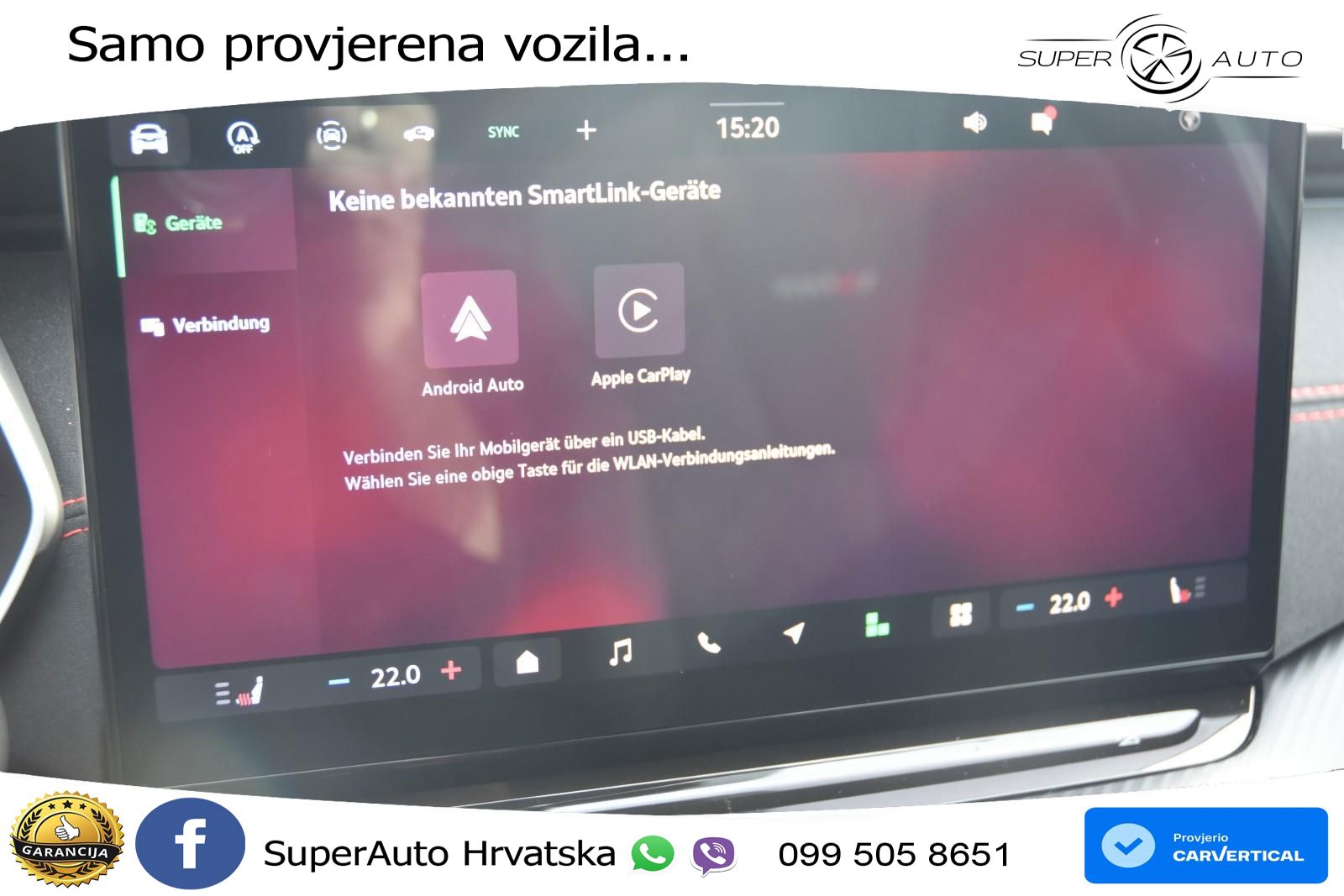 Škoda Octavia Combi RS 2.0 TSI (265 KS) DSG MATRIX+GR SJED+KAM