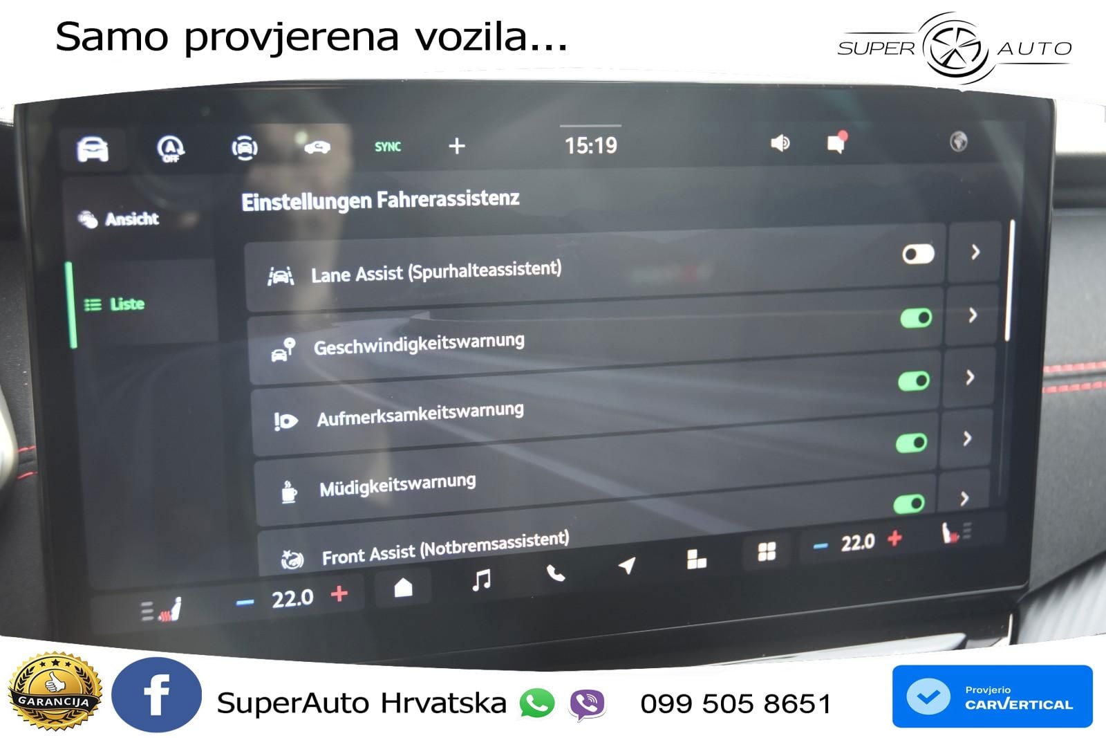 Škoda Octavia Combi RS 2.0 TSI (265 KS) DSG MATRIX+GR SJED+KAM