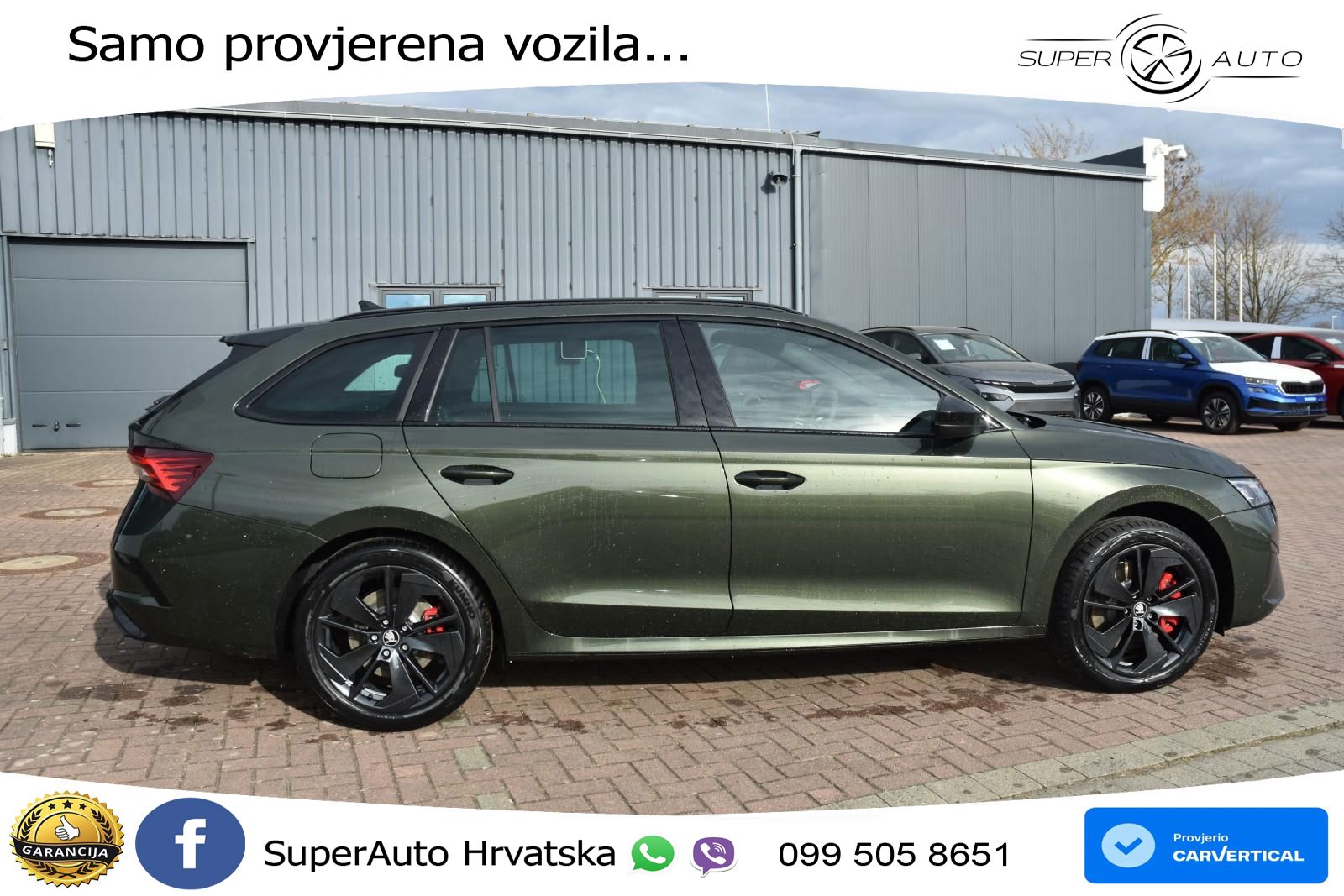 Škoda Octavia Combi RS 2.0 TSI (265 KS) DSG MATRIX+GR SJED+KAM