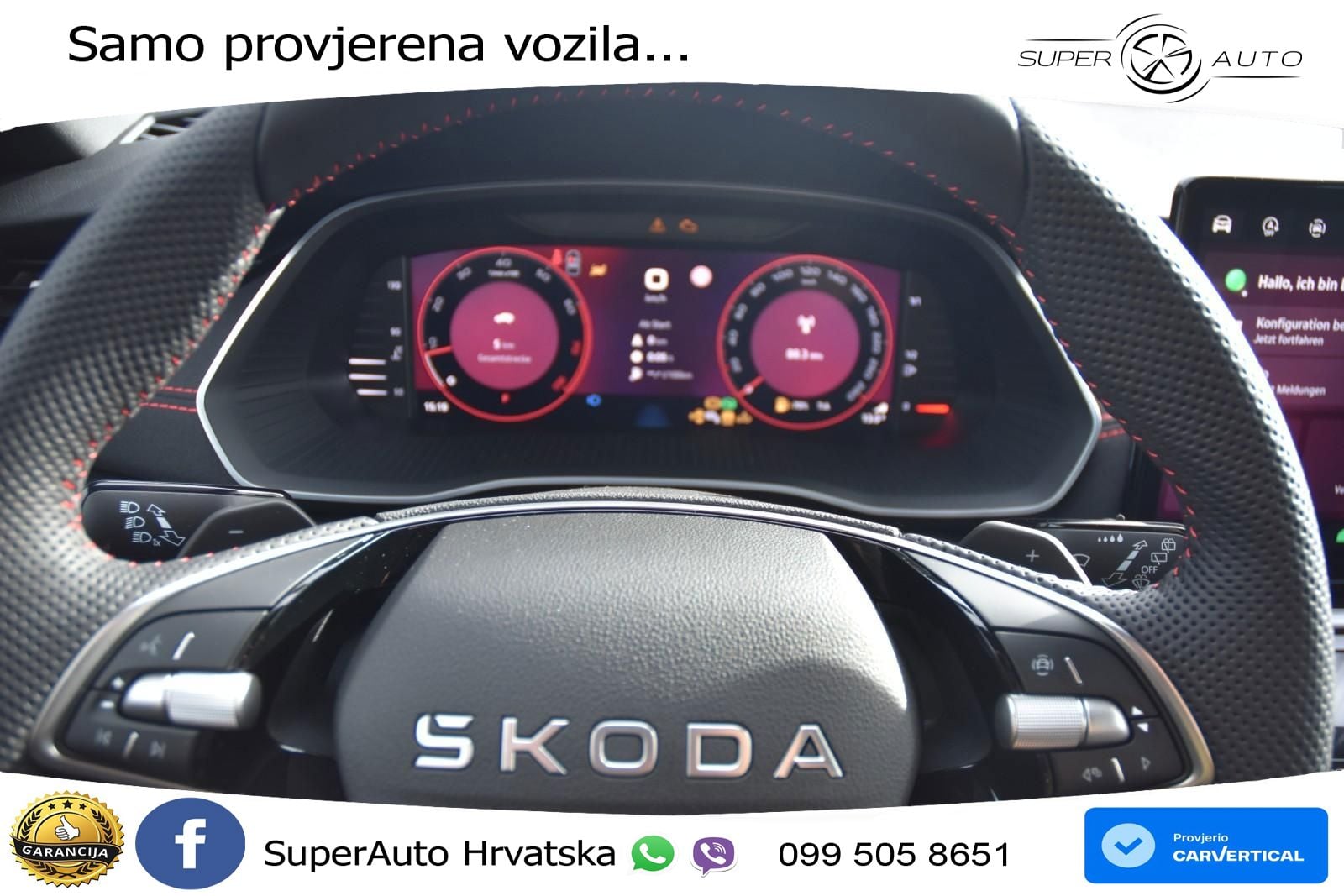 Škoda Octavia Combi RS 2.0 TSI (265 KS) DSG MATRIX+GR SJED+KAM