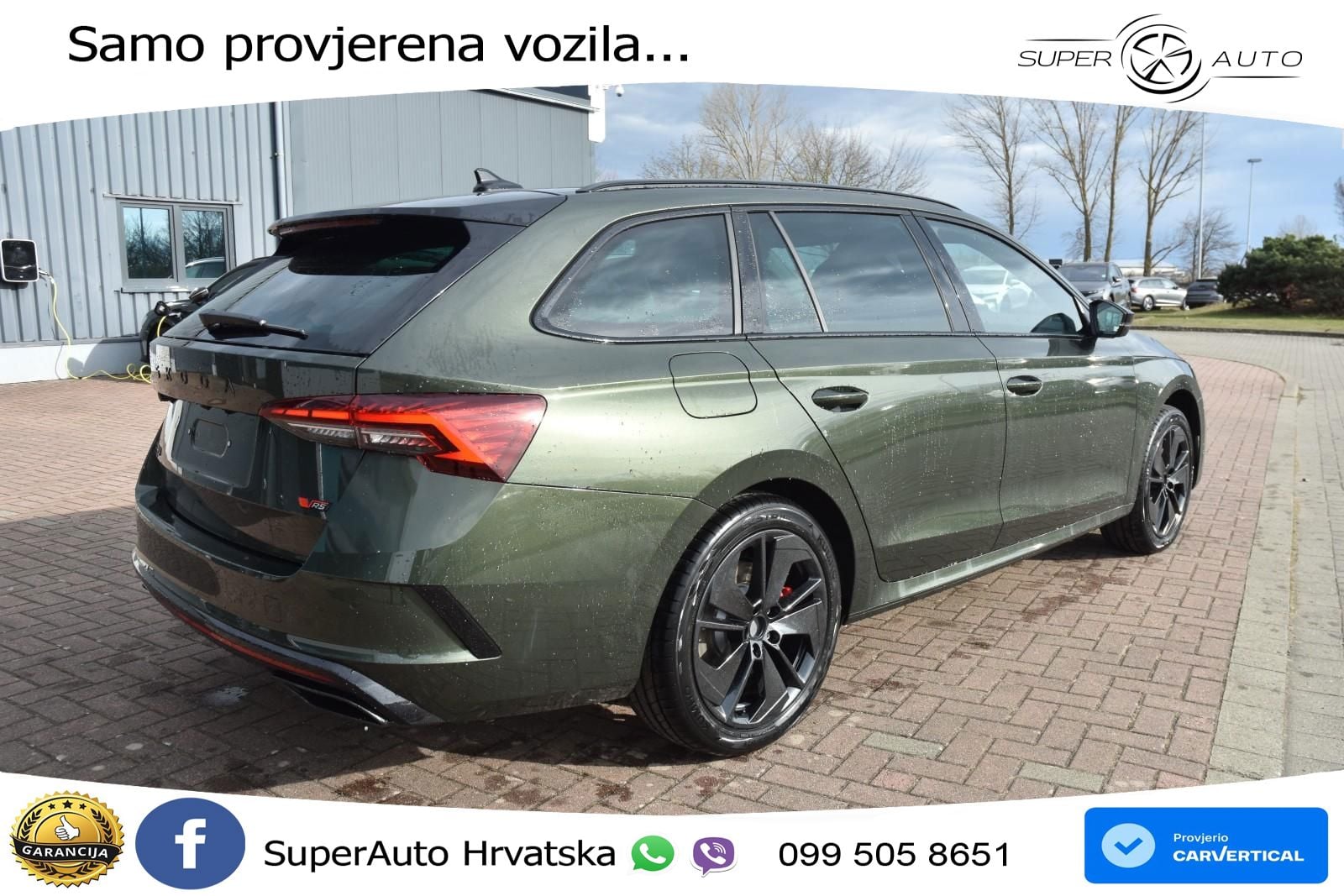Škoda Octavia Combi RS 2.0 TSI (265 KS) DSG MATRIX+GR SJED+KAM