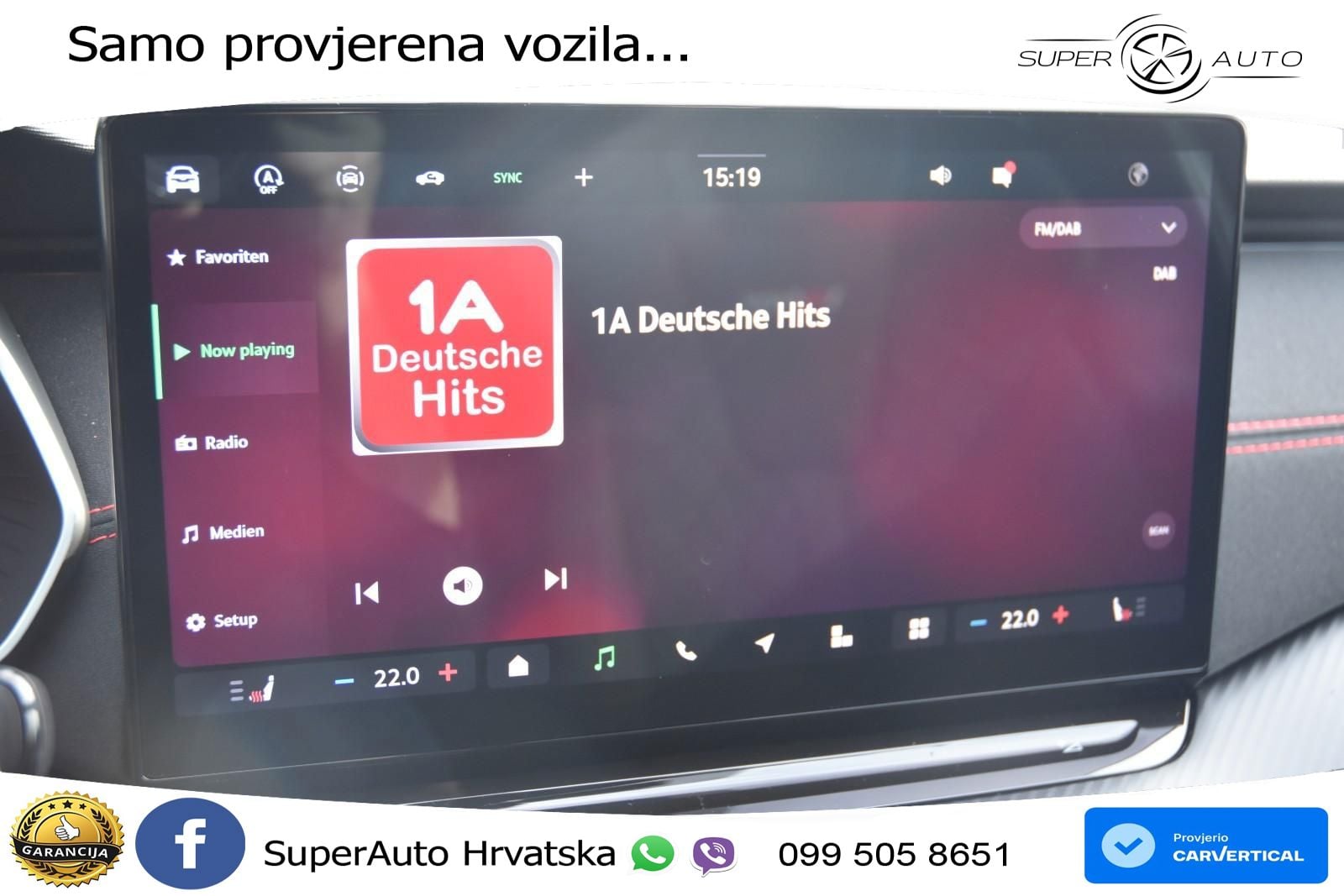 Škoda Octavia Combi RS 2.0 TSI (265 KS) DSG MATRIX+GR SJED+KAM