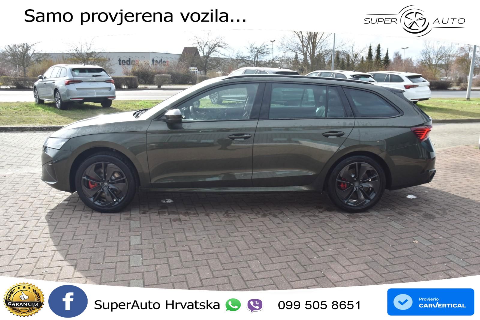 Škoda Octavia Combi RS 2.0 TSI (265 KS) DSG MATRIX+GR SJED+KAM