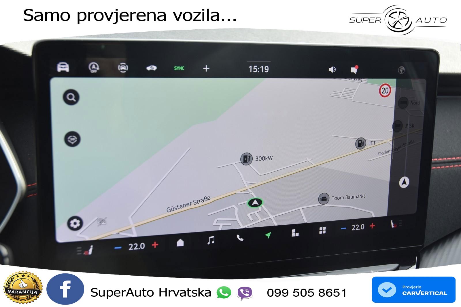 Škoda Octavia Combi RS 2.0 TSI (265 KS) DSG MATRIX+GR SJED+KAM