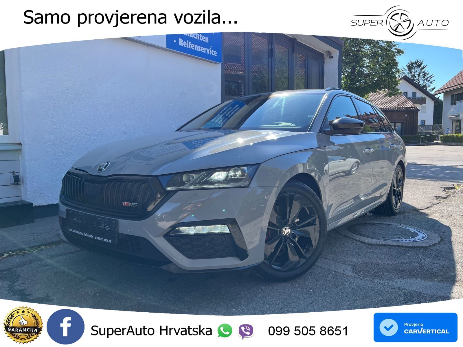 Škoda Octavia Combi RS 2.0 TDI (200 KS) DSG